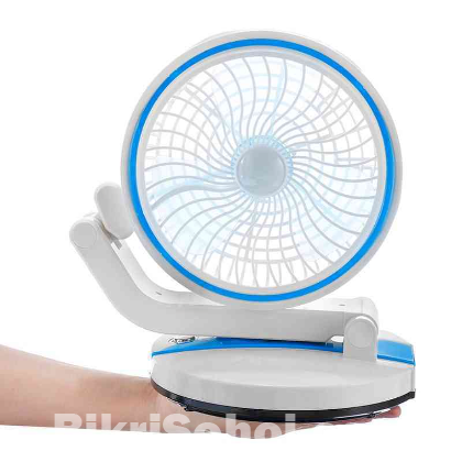 Rechargeable Folding Fan With LED Light